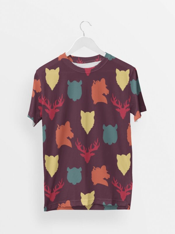 Wild Style Men's Round Neck All over print T-shirt ITS CLOVER
