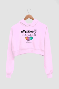 Fashion Blogger Women's Crop Hoodie - Its Clover
