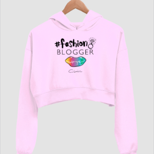 Fashion Blogger Women's Crop Hoodie - Its Clover