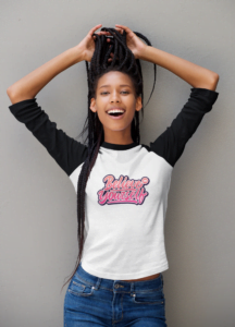 Believe Yourself Women's 3/4th Sleeve Raglan T-Shirt its clover
