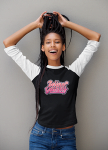 Believe Yourself Women's 3/4th Sleeve Raglan T-Shirt its clover