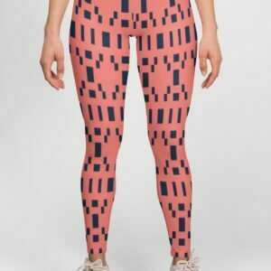 Orange Style Women's All over print Leggings its clover
