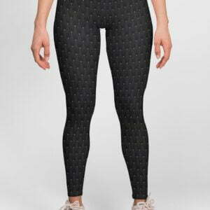 Black Style Women's All over print Leggings its clover