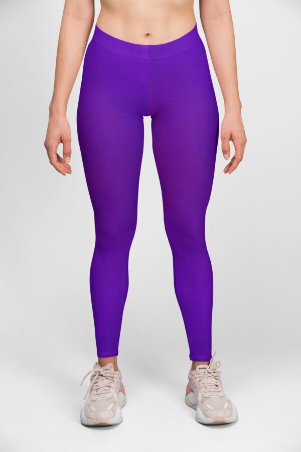 Purple Style Women's All over print Leggings its clover