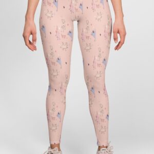 Doggie Yoga Style Women's All over print Leggings its clover