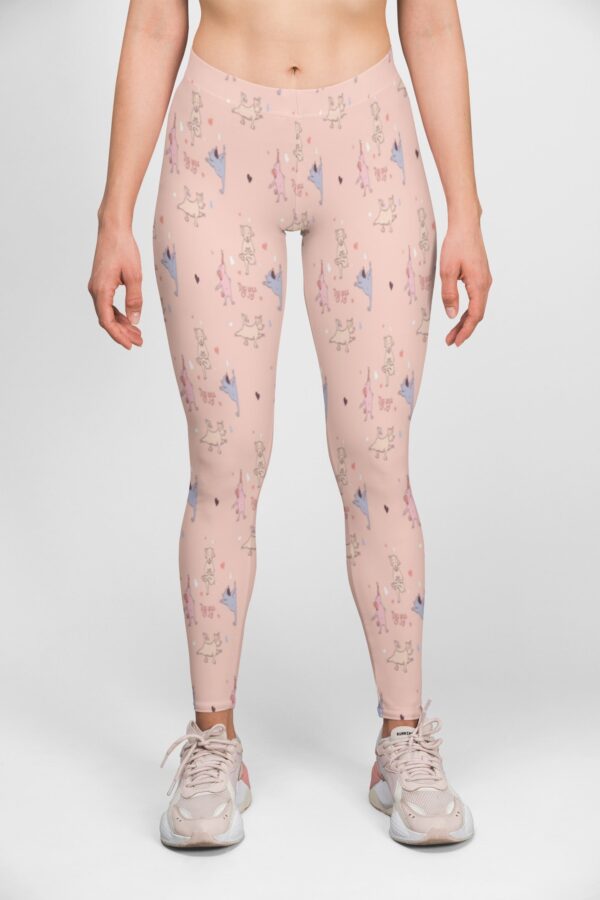 Doggie Yoga Style Women's All over print Leggings its clover