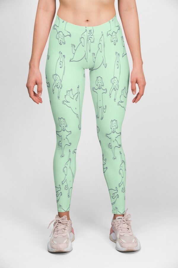 Yoga Doggie Style Women's All over print Leggings its clover