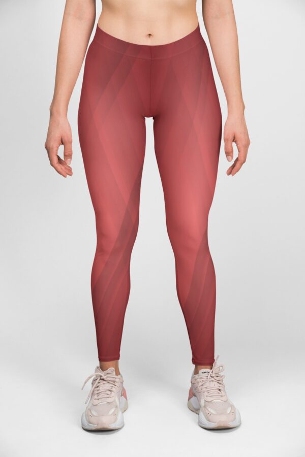 Red Style Women's All over print Leggings its clover