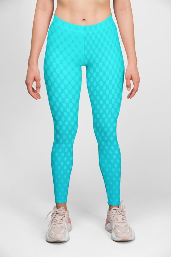 Sky Blue Style Women's All over print Leggings its clover