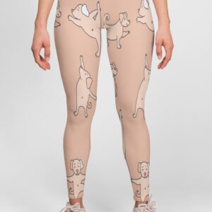 Doggie Style Women's All over print Leggings its clover