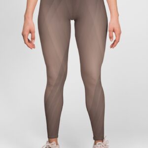 Brown Style Women's All over print Leggings its clover