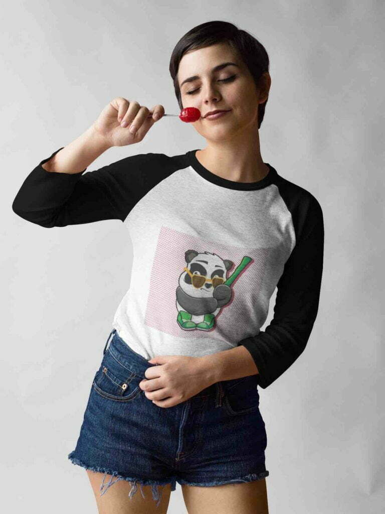 raglan-tee--worn-by-a-happy-dancing-girl-with-a-lollipop-its-clover