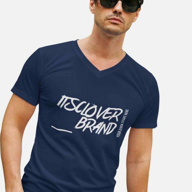 transparent-a-stylish-man-wearing-a-v-neck-t-shirt-against-its-clover