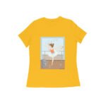 Dancing Girl Style Women’s Round Neck T-shirt its clover