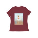 Dancing Girl Style Women’s Round Neck T-shirt its clover