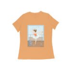 Dancing Girl Style Women’s Round Neck T-shirt its clover