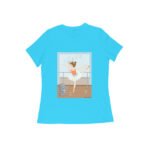 Dancing Girl Style Women’s Round Neck T-shirt its clover