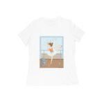 Dancing Girl Style Women’s Round Neck T-shirt its clover
