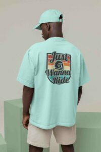 back-view-itsclover-of-a-man-wearing-an-oversized-tee-