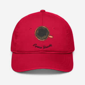 Espresso Coffee Lover Style Unisex Embroidered Baseball Cap