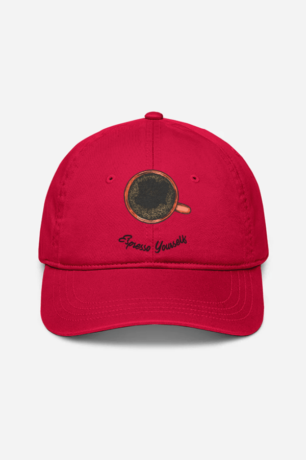 Espresso Coffee Lover Style Unisex Embroidered Baseball Cap