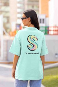 itsclover oversized women's tshirt