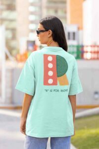 itsclover oversized women's tshirt