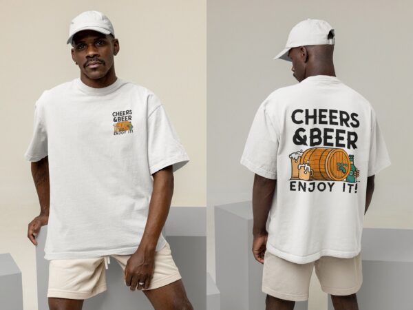 itsclover oversized men's tshirt