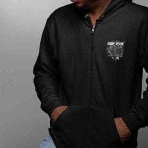 Lets Make Some Noise Unisex Fleece Heavyweight Zipper Hooded Sweatshirt with Kangaroo Pockets