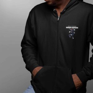 Human Camera men Fleece Heavyweight Zipper Hooded Sweatshirt with Kangaroo Pockets