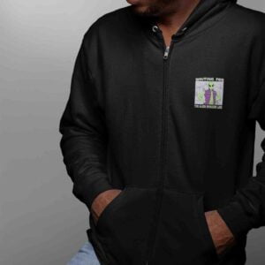 men Fleece Heavyweight Zipper Hooded Sweatshirt with Kangaroo Pockets
