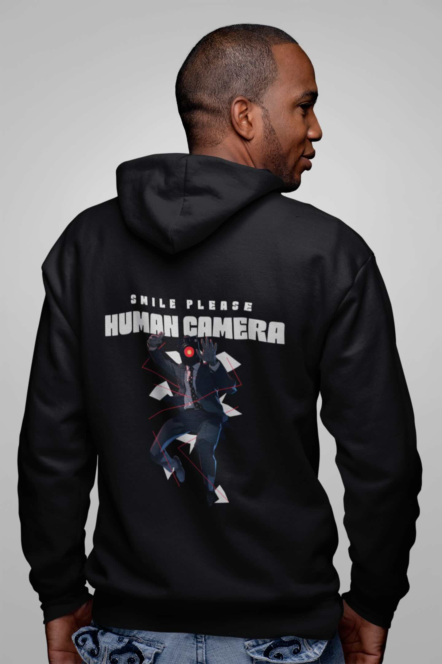 mockup-of-a-full-zip-hoodie-with-a-back-view-worn-by-a-man-in-studio-23401 copy Human Camera Men Fleece Heavyweight Zipper Hooded Sweatshirt with Kangaroo Pockets
