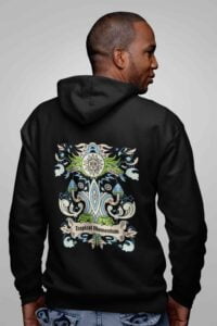 men Fleece Heavyweight Zipper Hooded Sweatshirt with Kangaroo Pockets