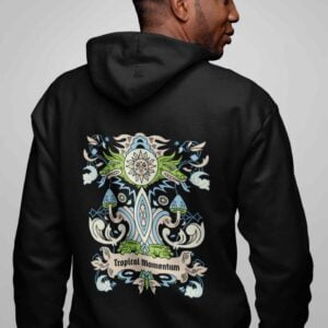men Fleece Heavyweight Zipper Hooded Sweatshirt with Kangaroo Pockets