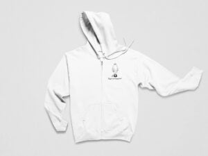 Single Life Unisex Fleece Heavyweight Zipper Hooded Sweatshirt with Kangaroo Pockets