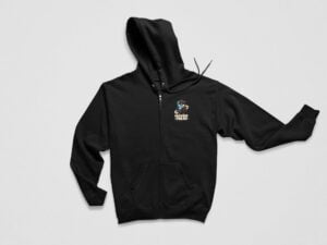 Movie Freak Unisex Fleece Heavyweight Zipper Hooded Sweatshirt with Kangaroo Pockets