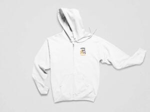Friends Forever men Fleece Heavyweight Zipper Hooded Sweatshirt with Kangaroo Pockets