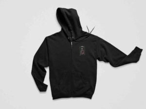 men Fleece Heavyweight Zipper Hooded Sweatshirt with Kangaroo Pockets