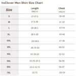 itsclover Size Chart-shirts men