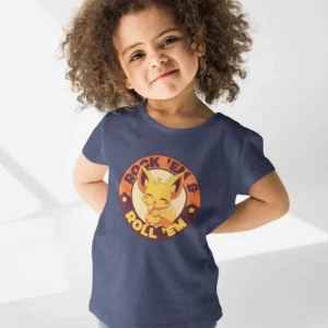itsclover-girls-kids-tshirt blue
