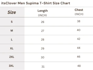 itsclover-supima-tshirt-Size-Chart