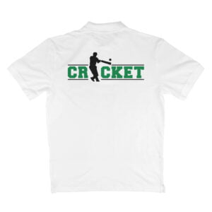 Cricket Half Sleeve Polo Men’s T Back T-shirt