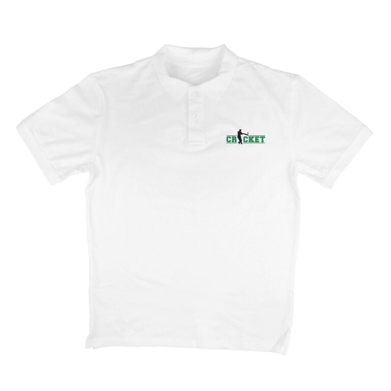 Cricket Half Sleeve Polo Men’s T Back T-shirt