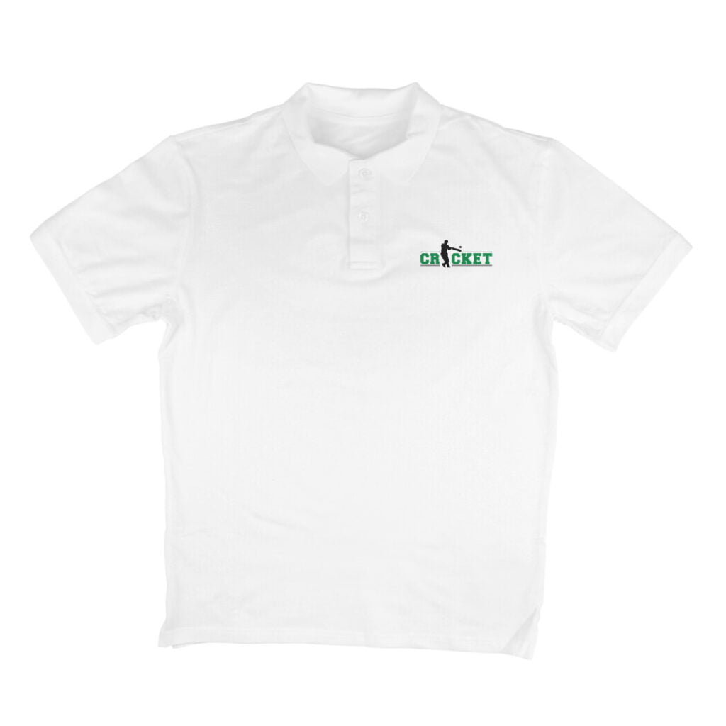 Cricket Half Sleeve Polo Men’s T Back T-shirt