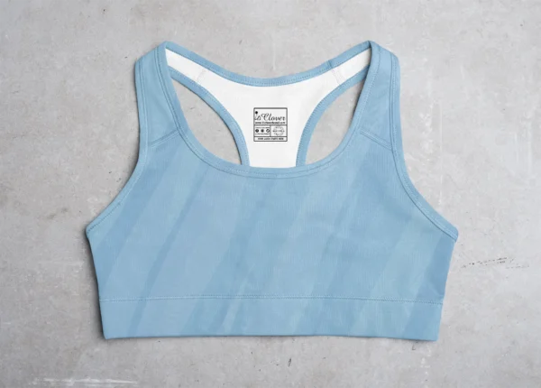 Blue Shade Style Women's All over print Sports Bra itsclover