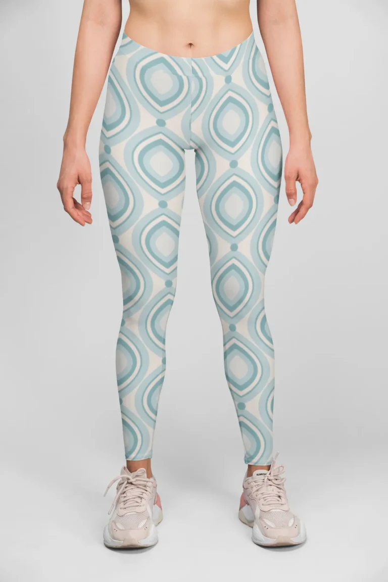 Light Blue Shades Style Women's All over print Leggings itsclover