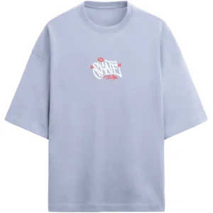 Skate Men’s French Terry Oversized Lavender T-Shirt