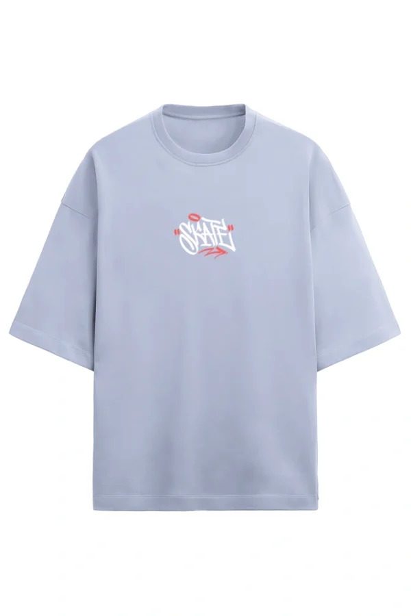 Skate Men’s French Terry Oversized Lavender T-Shirt